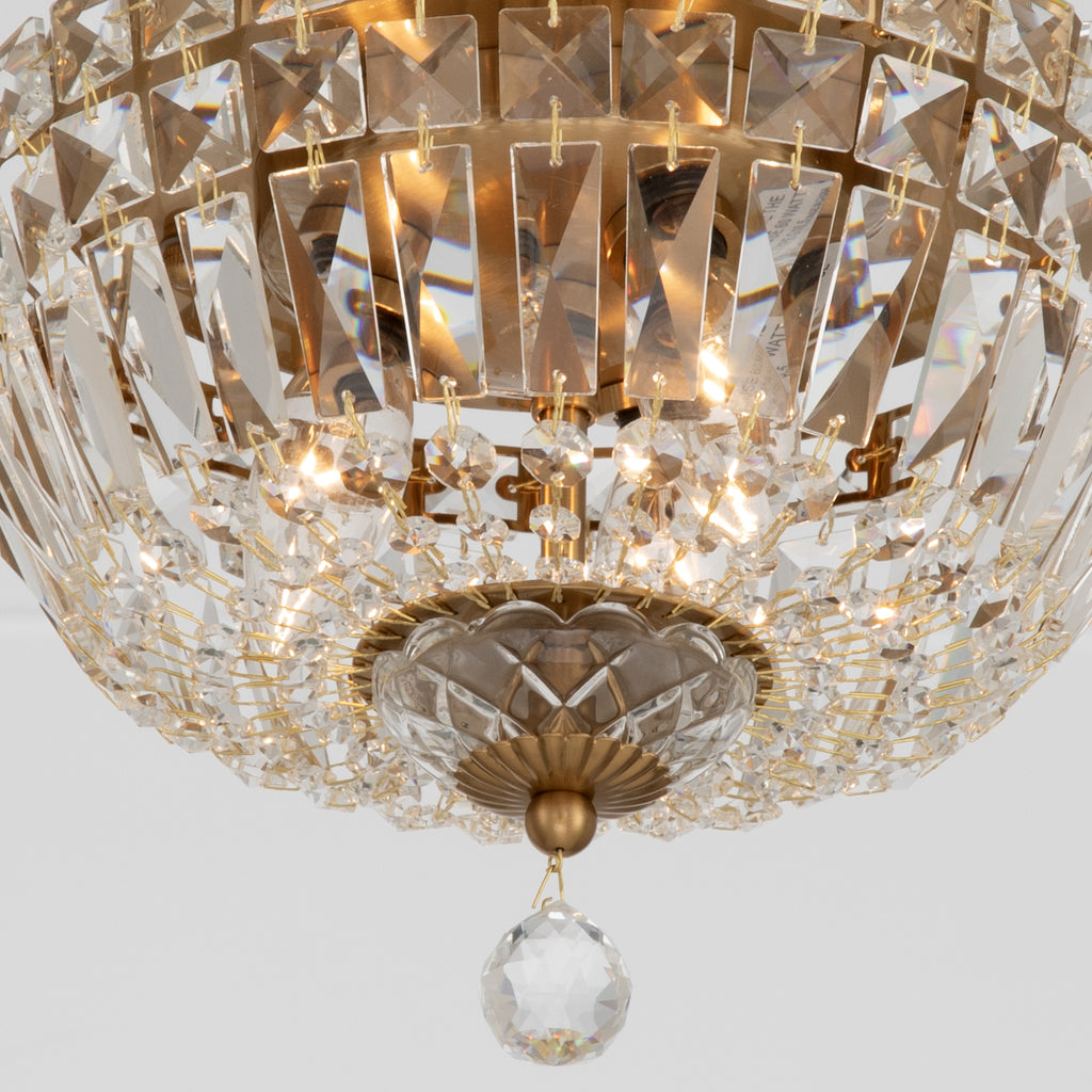 ROS-A1003-AG-CL-MWP Roslyn 10'' Flush Mount | Alternate Image