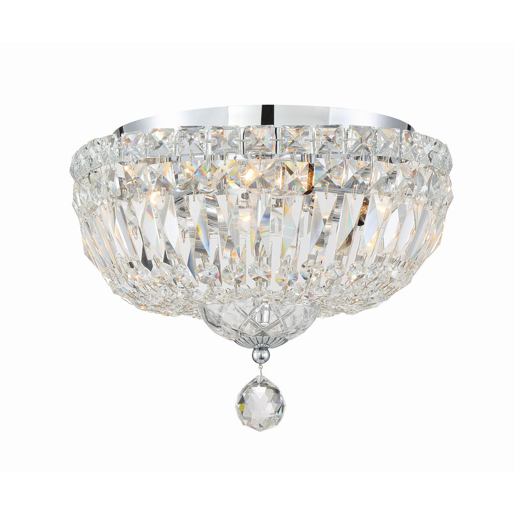 Crystorama Roslyn 10'' Flush Mount in Polished Chrome - Additional View
