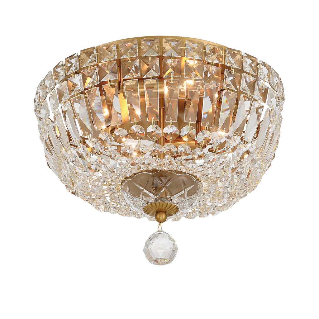 ROS-A1004-AG-CL-MWP Roslyn 12'' Flush Mount | Alternate Image