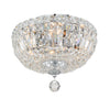 Crystorama-OPEN-BOX Roslyn 4 Light Flush in Polished Chrome - Additional View