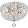 Crystorama-OPEN-BOX Roslyn 4 Light Flush in Polished Chrome - Additional View