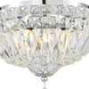 Crystorama-OPEN-BOX Roslyn 4 Light Flush in Polished Chrome - Additional View