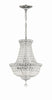 ROS-A1006-CH-CL-MWP Roslyn 5 Light Mini Chandelier | Alternate Image