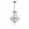 Crystorama Roslyn 12'' Chandelier in Polished Chrome - Additional View