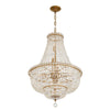 ROS-A1009-AG-CL-MWP Roslyn 22'' Chandelier | Alternate Image