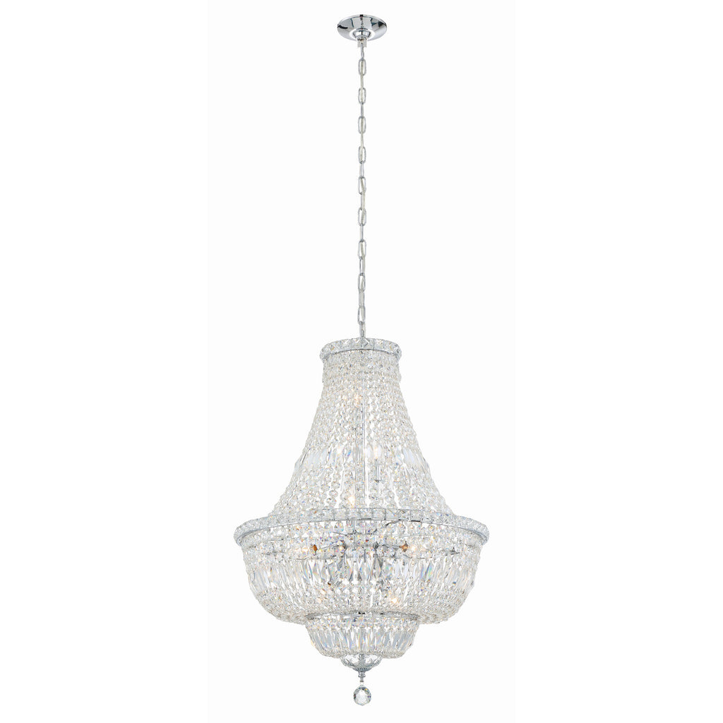Crystorama Roslyn 22'' Chandelier in Polished Chrome - Additional View