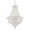 ROS-A1009-CH-CL-MWP Roslyn 9 Light Chandelier | Alternate Image