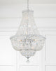 ROS-A1009-CH-CL-MWP Roslyn 9 Light Chandelier | Lifestyle Image