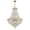 ROS-A1015-AG-CL-MWP Roslyn 28'' Chandelier | Alternate Image