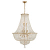ROS-A1015-AG-CL-MWP Roslyn 28'' Chandelier | Alternate Image