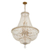 ROS-A1015-AG-CL-MWP Roslyn 28'' Chandelier | Alternate Image