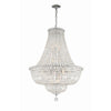 Crystorama Roslyn 28'' Chandelier in Polished Chrome - Additional View