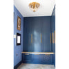 Crystorama Roxy 16.5'' Flush Mount in Antique Gold - Lifestyle View