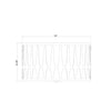 Crystorama Royston 18'' Flush Mount - Product Dimensions