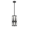 Crystorama Royston 7'' Pendant in Black - Additional View