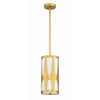 Crystorama Royston 7'' Pendant in Antique Gold - Additional View