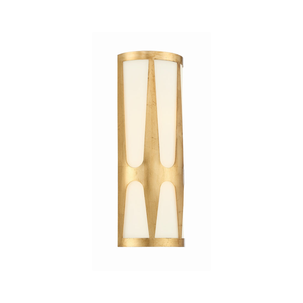 Crystorama Royston 6.75'' Integrated LED Sconce in Antique Gold - Additional View