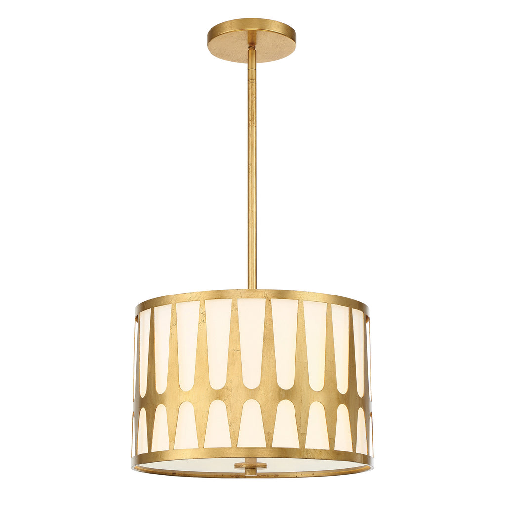 ROY-803-GA Royston 3 Light Pendant | Main Image