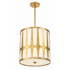 Crystorama Royston 17'' Pendant in Antique Gold - Additional View