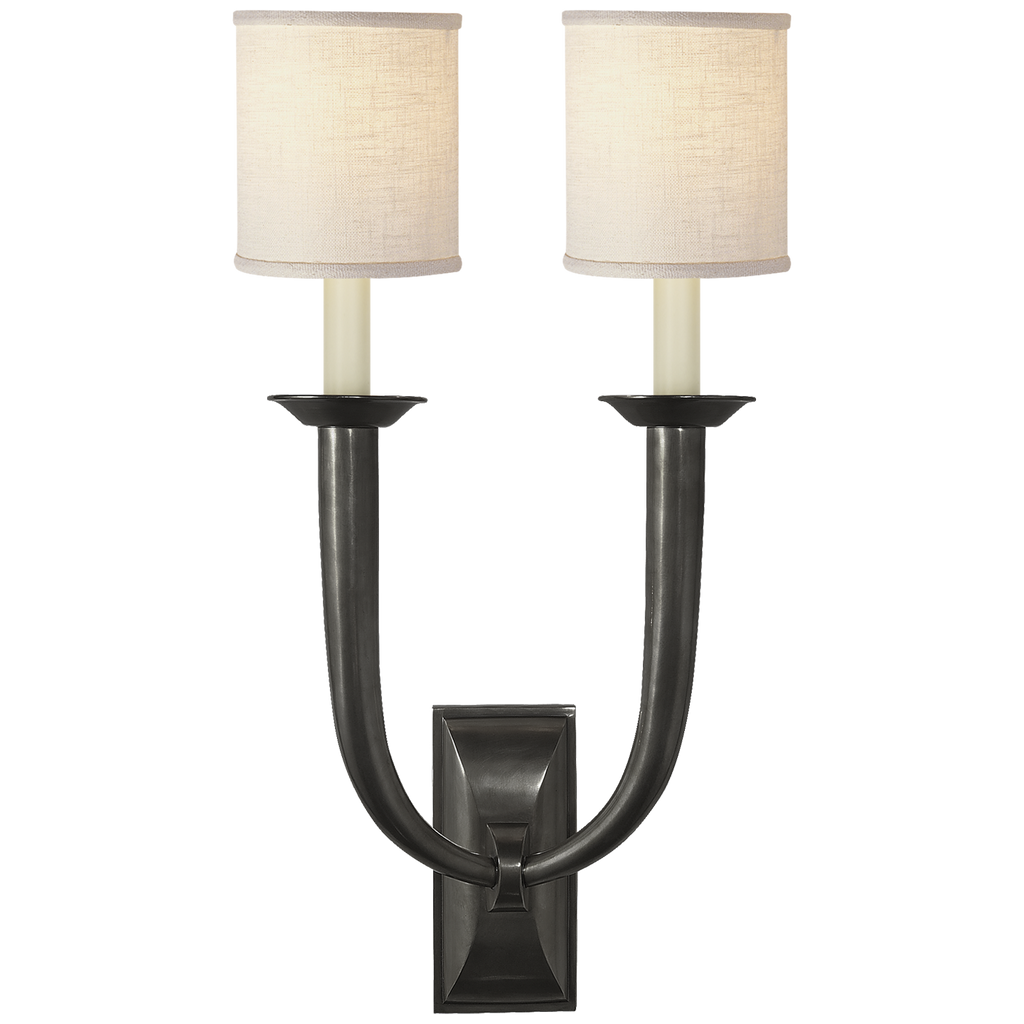 S2021BZL Visual Comfort French 2 Light Sconce | Main Image