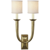 S2021HABL Visual Comfort French 2 Light Sconce | Main Image