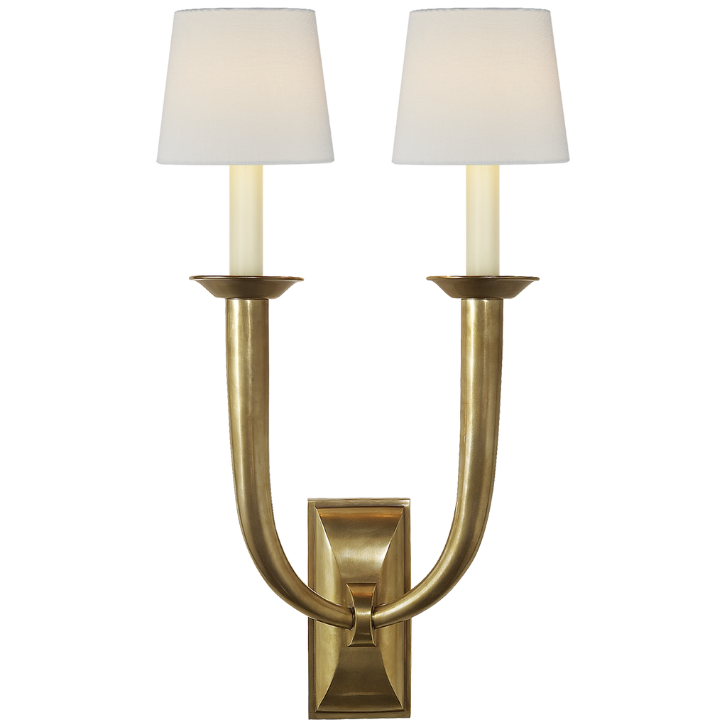 S2021HABL Visual Comfort French 2 Light Sconce | Alternate Image