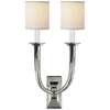 S2021PNL Visual Comfort French 2 Light Sconce | Main Image