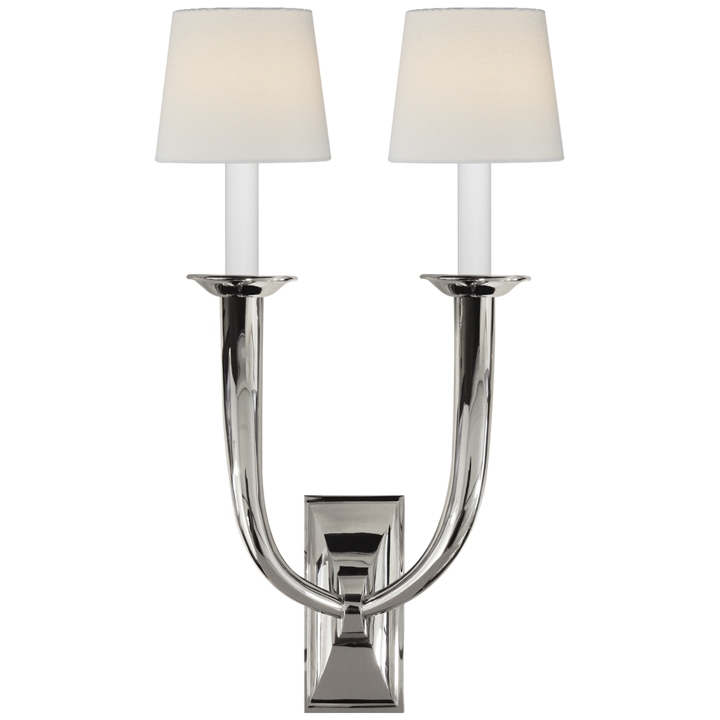 S2021PNL Visual Comfort French 2 Light Sconce | Alternate Image