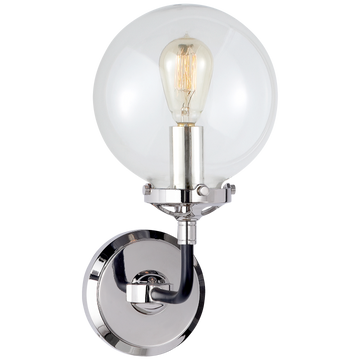Polished Nickel and Black