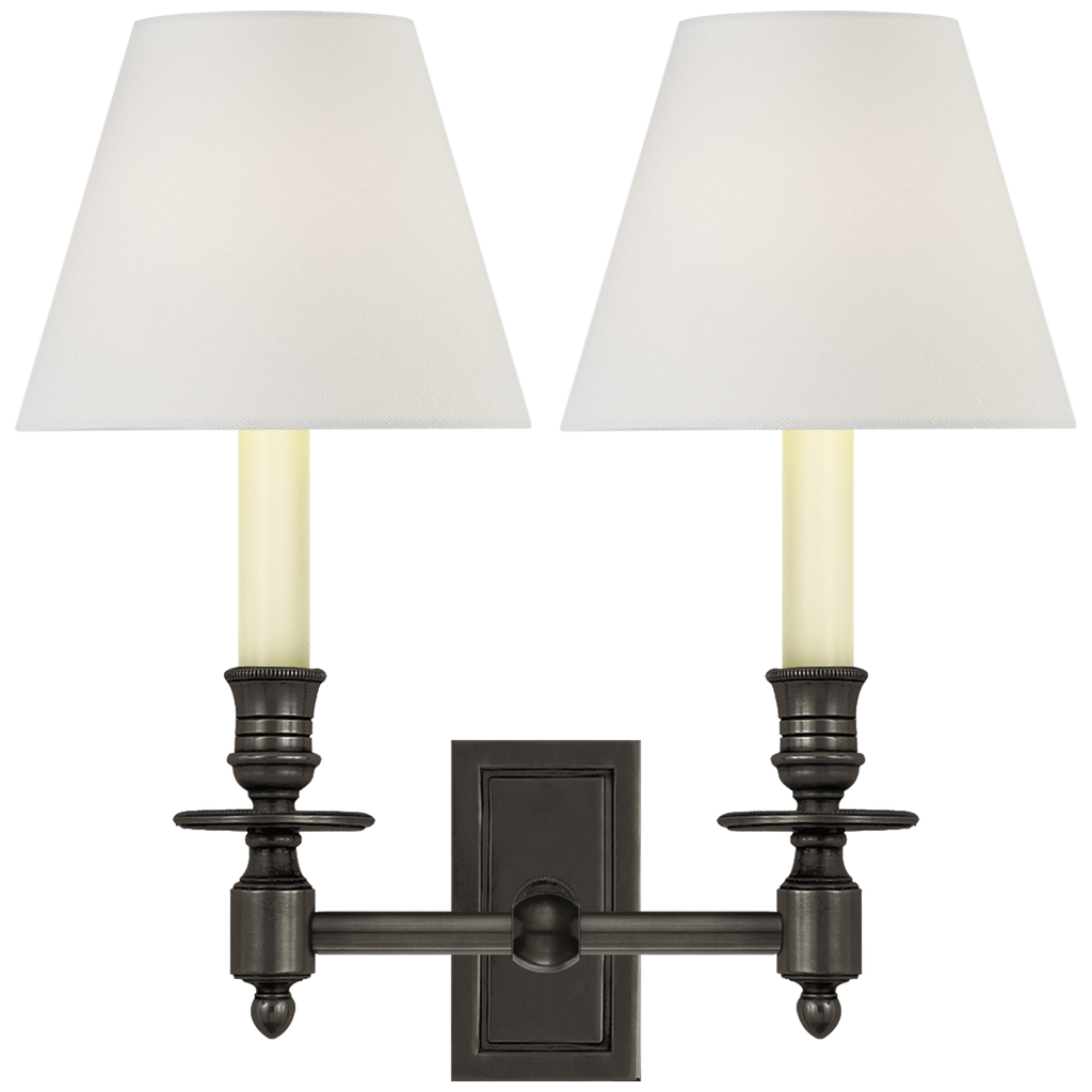 S2212BZL Visual Comfort French 2 Light Sconce | Main Image