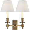 S2212HABL Visual Comfort French 2 Light Sconce | Main Image