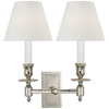 S2212PNL Visual Comfort French 2 Light Sconce | Main Image