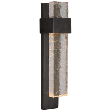 Bronze and Clear Wavy Glass