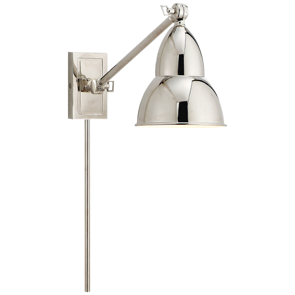 S2601PN Visual Comfort French 1 Light Swing Arm | Main Image