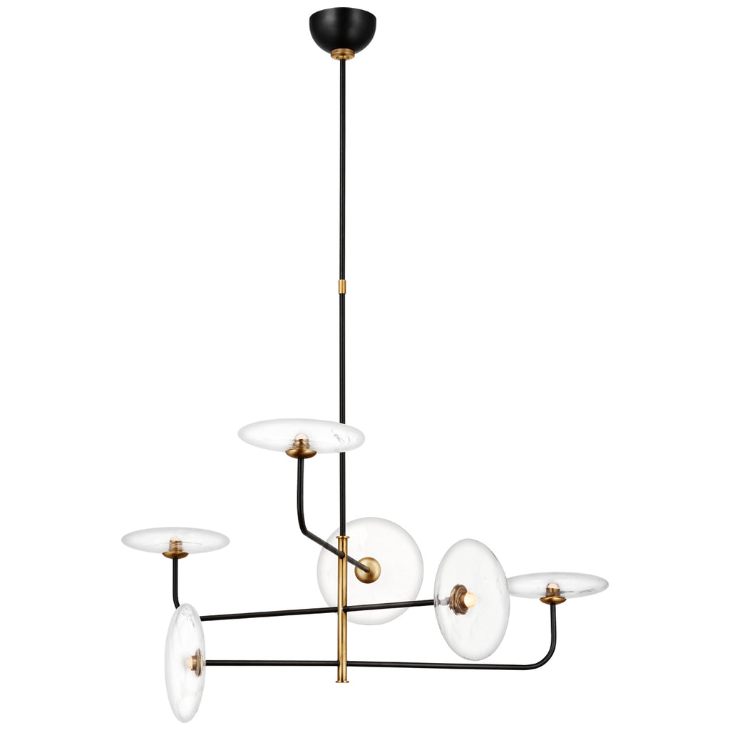 S5692AIHABCG Ian K. Fowler Calvino 1 Light Chandelier | Alternate Image