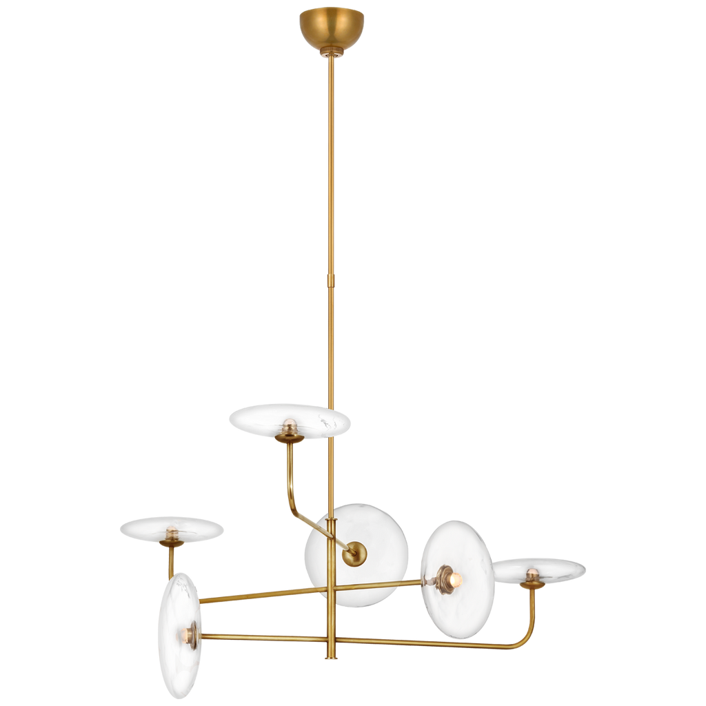 S5692HABCG Ian K. Fowler Calvino 1 Light Chandelier | Main Image