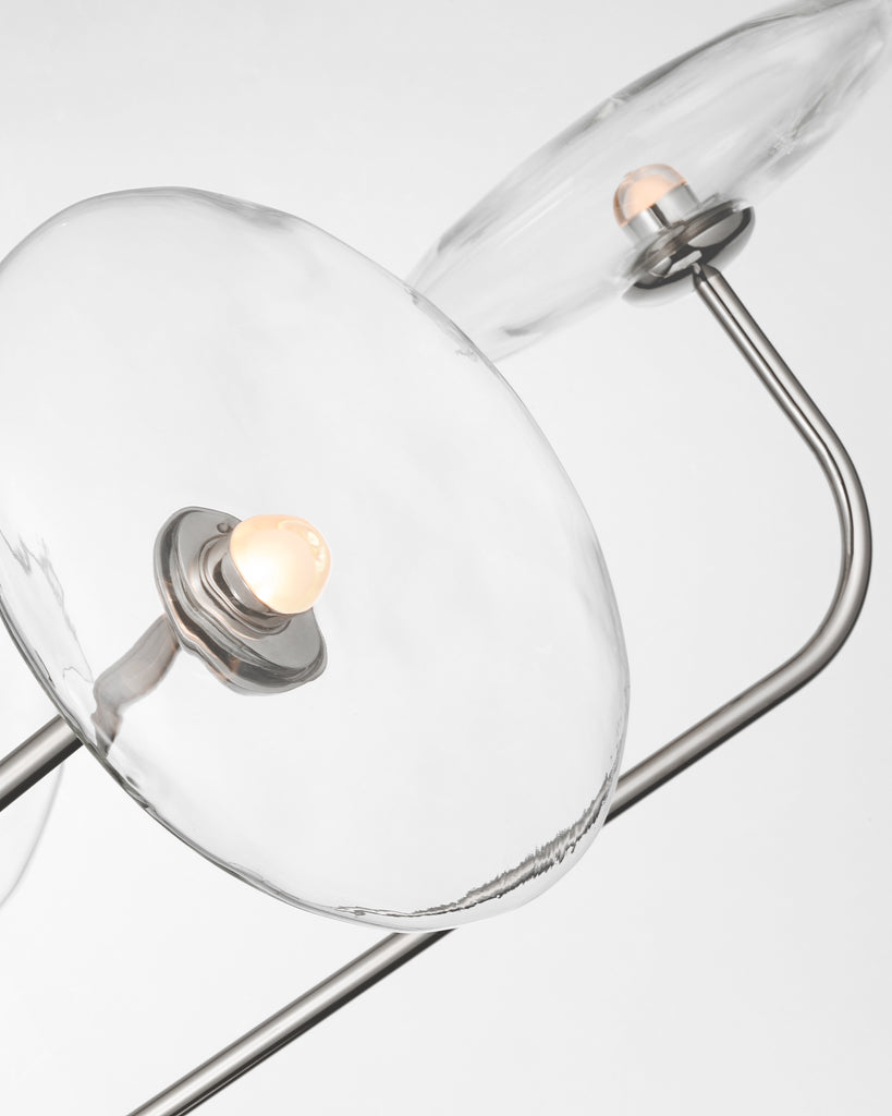 S5692PNCG Ian K. Fowler Calvino 1 Light Chandelier | Alternate Image