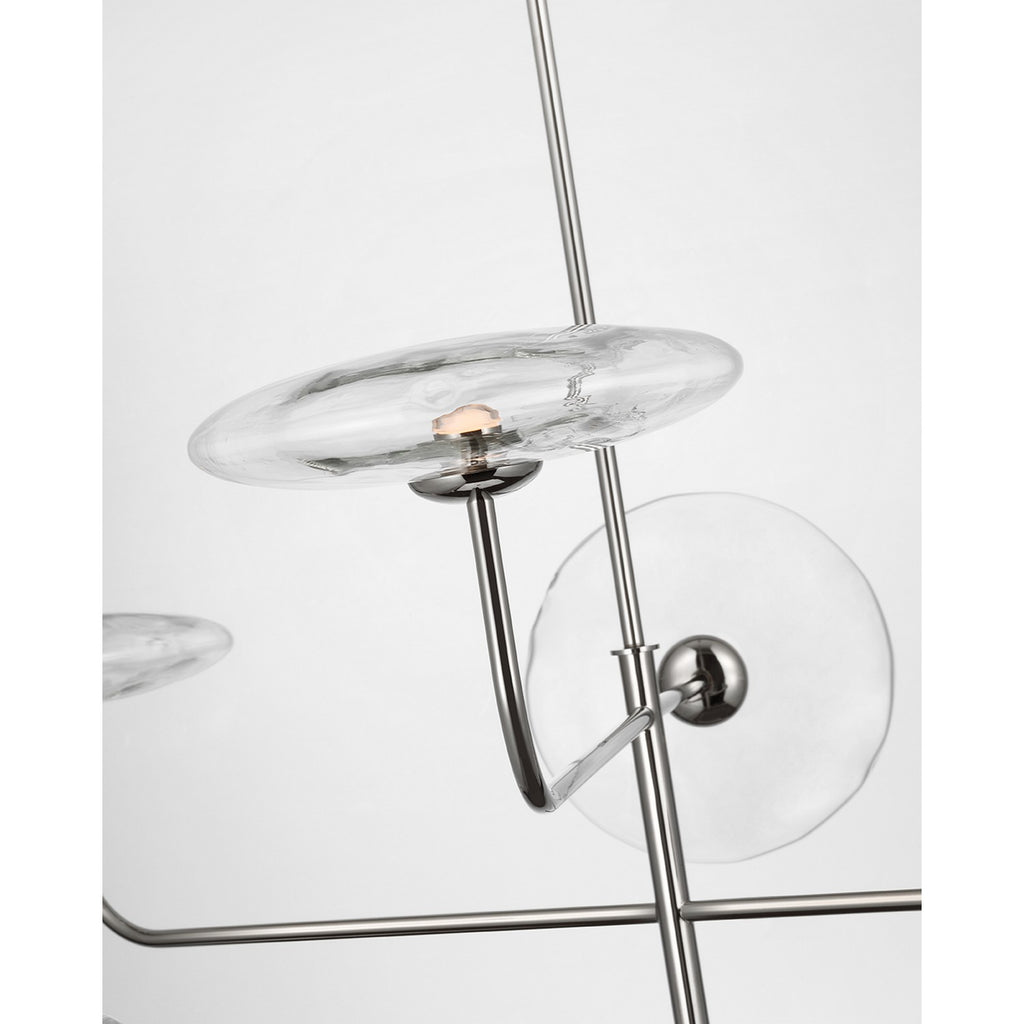 S5692PNCG Ian K. Fowler Calvino 1 Light Chandelier | Alternate Image