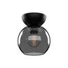 SF59706-BK/SM Ryan Pauly Arcadia 1 Light Semi-Flush Mount | Main Image