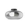 SF62014-BK/CH Ryan Pauly Trinity 1 Light Semi-Flush Mount | Main Image