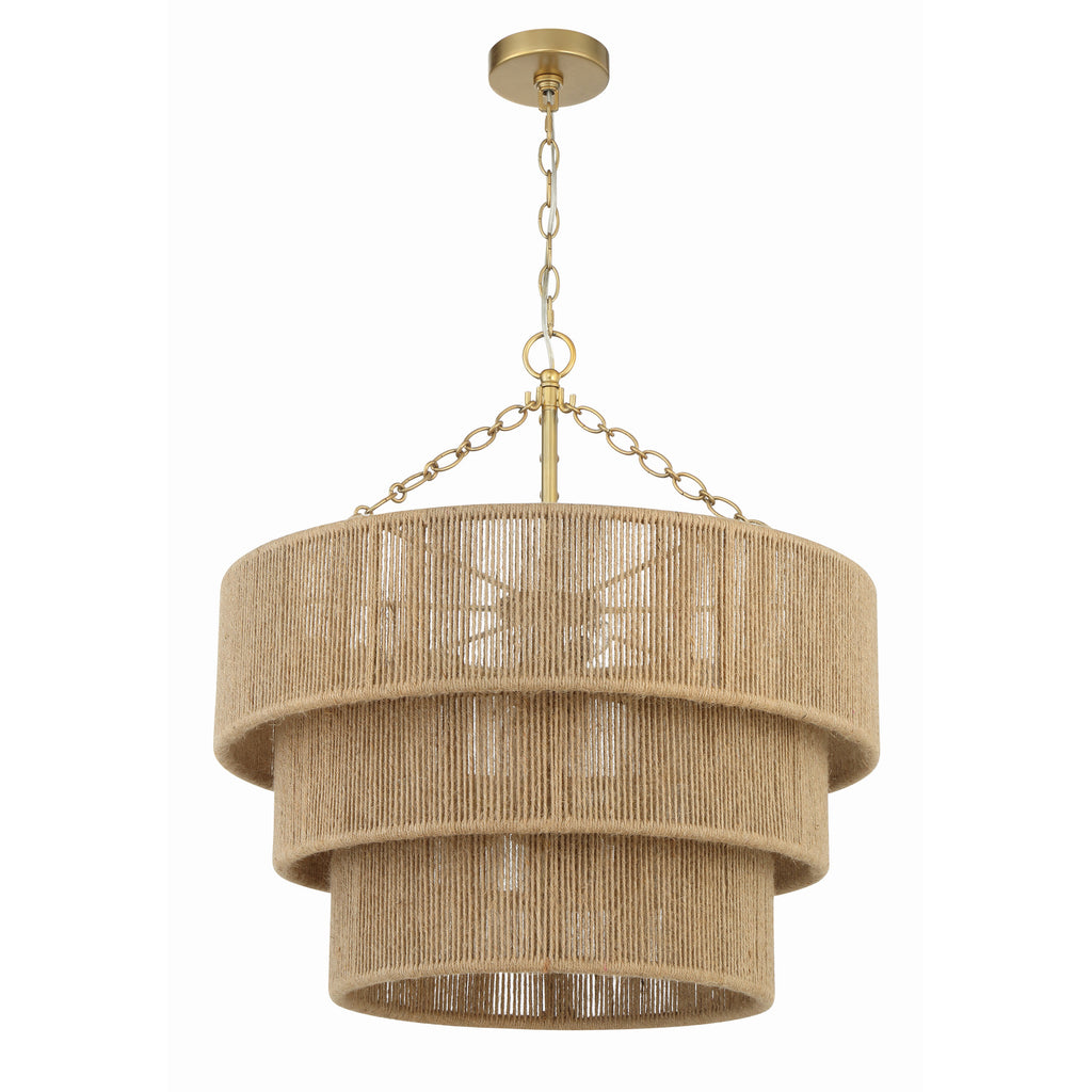 Crystorama Shyla 24'' Chandelier in Soft Gold - Additional View