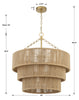 SHY-10907-SG Shyla 10 Light Chandelier | Dimensions Image