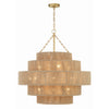 Crystorama Shyla 32'' Chandelier in Soft Gold - Additional View
