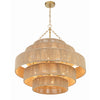 Crystorama Shyla 32'' Chandelier in Soft Gold - Additional View