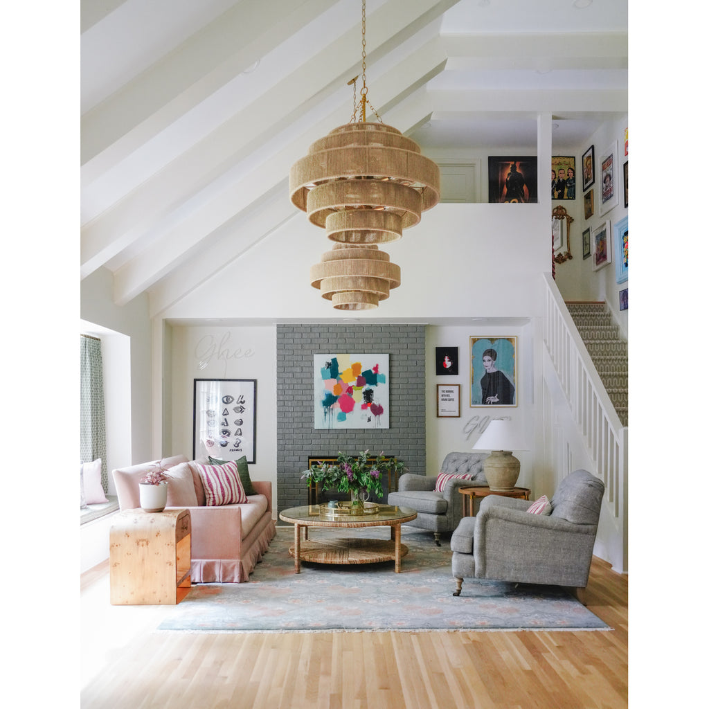 Crystorama Shyla 32'' Chandelier in Soft Gold - Lifestyle View