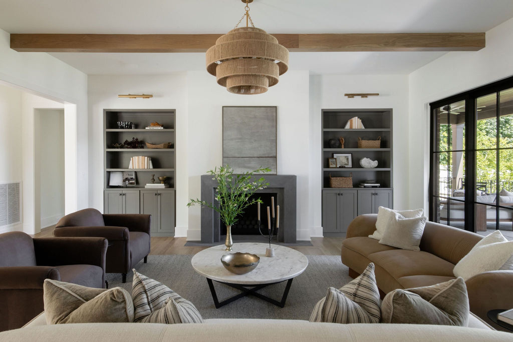 SHY-10909-SG Shyla 32'' Chandelier | Lifestyle Image