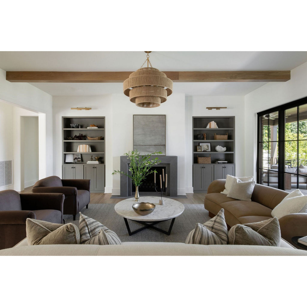 Crystorama Shyla 32'' Chandelier in Soft Gold - Lifestyle View
