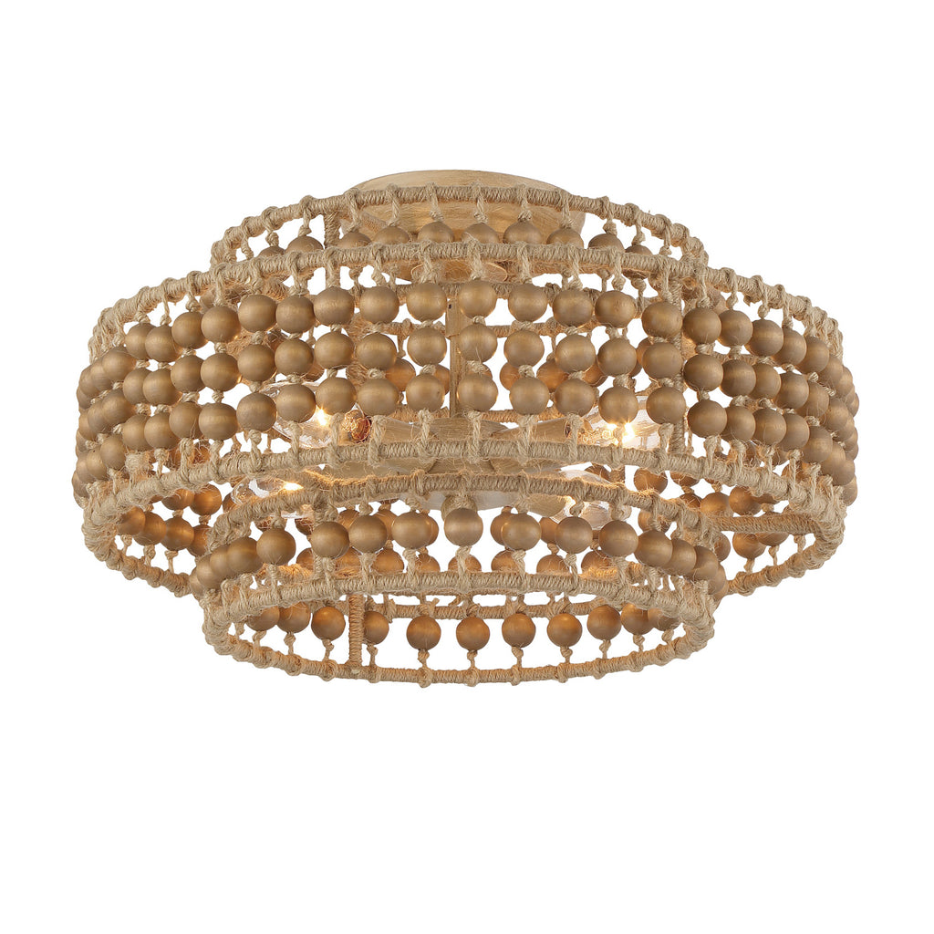 SIL-B6003-BS_CEILING Silas 4 Light Semi Flush | Main Image