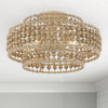 SIL-B6003-BS_CEILING Silas 4 Light Semi Flush | Lifestyle Image