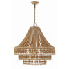 Crystorama Silas 26.75'' Chandelier in Burnished Silver - Additional View